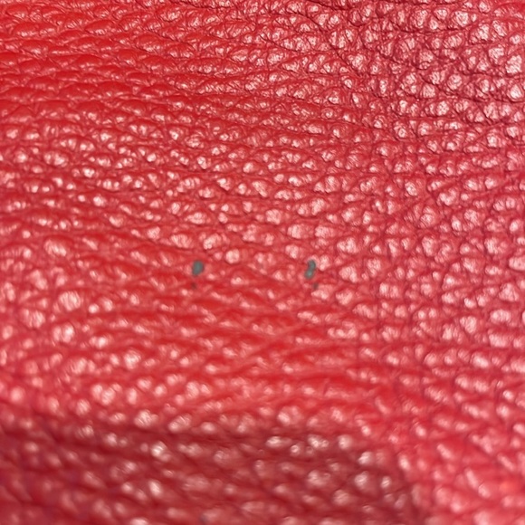 Cecconi Piero Italian leather clutch/wristlet bag with Bamboo handle. P3 - Picture 7 of 8